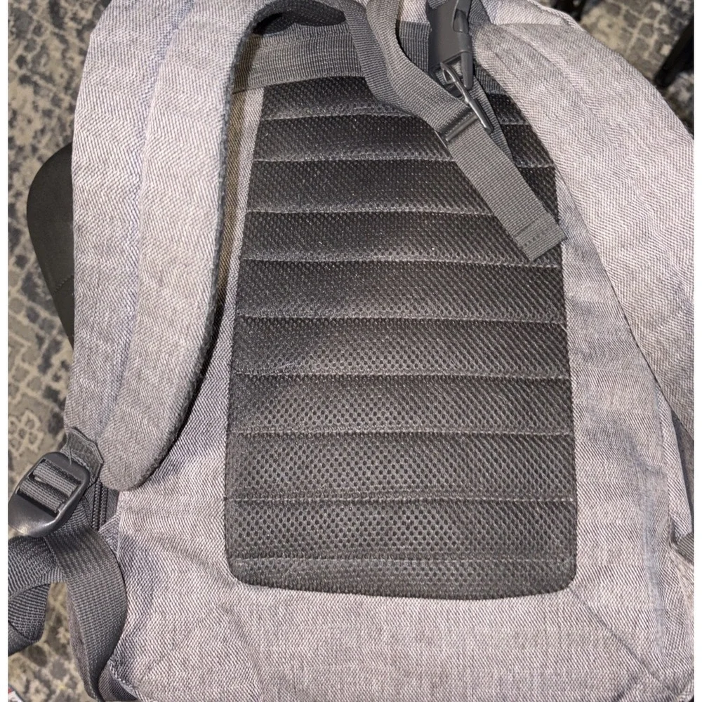 Eddie Bauer First Adventure Backpack Diaper Bag NWOT Insulated Pockets Gray